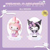 15ซม. อะนิเมะ Sanrio Rosebud Club Series Kuromi My Melody รูป Pvc รุ่นตกแต่งของขวัญความงาม Kawaii ตุ๊กตาการ์ตูน