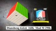 Rubik 6x6x6 Diansheng Stickerless Siêu Rẻ