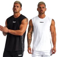 VQ Mens Cotton Sports Sleeveless Vest Quick-drying Breathable Casual Tee