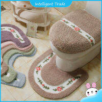 พรมห้องน้ำ พรมชักโครก bathroom floor mat พรมเกือกม้า พรมห้องน้ำรูปตัว U ดูดซับน้ำกันลื่นสไตล์ Pastorable