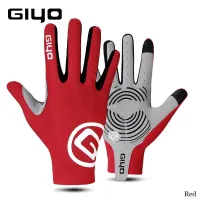 Giyo Wind Breaking Cycling Full Finger Gloves Touch Screen Anti-slip Bicycle Lycra Fabric Mittens Bicicleta Road Bike Long Glove