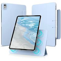 Bordless Double Magnetic Cover พร้อม Clasp, Auto Wake/sleep Smart Case Trifold Stand Flip Cover สำหรับ iPad 10th Generation 10.9นิ้ว2022