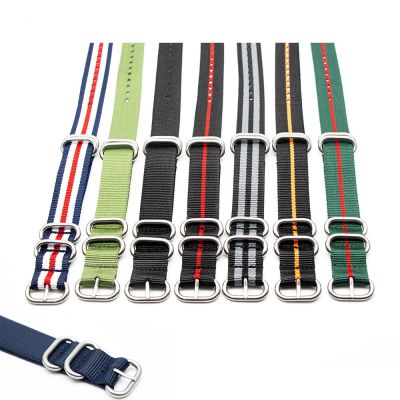Fashion Mens Premium Breathable Elastic Nylon Watch Band for Nato 18mm 20mm 22mm 24mm Accessories Men Women Strap Bracelet Straps