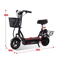 สกู๊ตเตอร์ไฟฟ้า E-SCOOTER ล้อ 10 นิ้ว สินค้ามีประกัน !! แถมตะกร้าหน้าหลัง