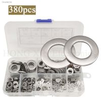 卍☌✎ 304 Stainless Steel Flat Washers Assortment Washers Hardware Set 300pieces8Sizes M2M2.5M3M4M5M6M8M10