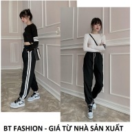 Mua Lẻ hoặc Bộ Quần Thể Thao Jogger + Áo Thun Tay Dài BT Fashion 2 Sọc Mới thumbnail