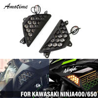 สำหรับ Kawasaki Ninja400ใหม่ตัวชี้วัดสัญญาณเลี้ยว LED รถจักรยานยนต์สำหรับ Kawasaki NINJA 300 400 650 1000 ZX-6R Ninja400 Ninja650