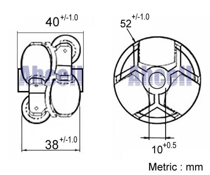 50mm-6-rollers-plastic-robot-omini-track-conveyor-caster-transfer-table-flow-line-nylon-abs-omni-directional-skate-wheel-furniture-protectors-replace