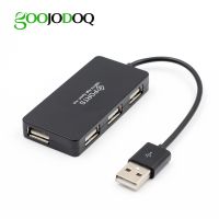 ♚◇ GOOJODOQ 4 Port USB 2.0 Hub Splitter Cable Adapter for Laptop PC Macbook Slim USB HUB 2.0 High Speed