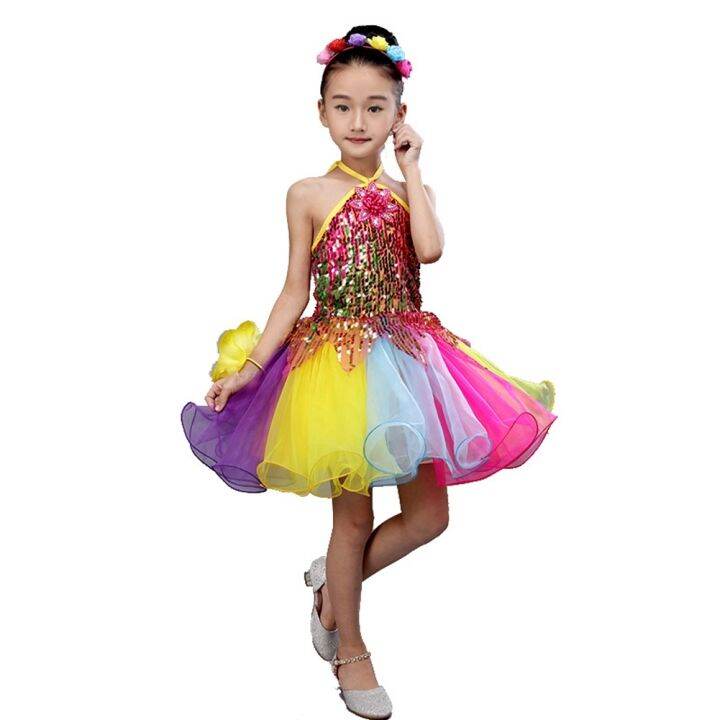 lolanta-kids-girls-rainbow-tutu-dress-for-birthday-party-wear-school-dance-performance-costume-with-headband