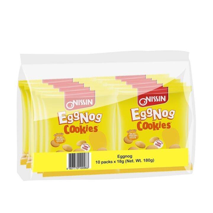 snacks Nissin Eggnog Cookies 18G X 10 Lazada PH