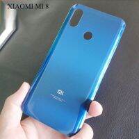 ฝาครอบหลังกระจก Xiaomi Mi 8 Mi8ของแท้เคสปลอกหุ้มช่องหลังอะไหล่แผงโคฟเคสโทรศัพท์กาว