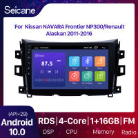 Seicane - 10.1 inch QLED หน้าจอสัมผัส Android 10.0 วิทยุรถยนต์ GPS โฮสต์ 2011 2012 2013 2014 2015 2016 Nissan NAVARA Frontier NP300 Renault Alaskan 2Din เล่นมัลติมีเดียสนับสนุน SWC แบ่งหน้าจอ