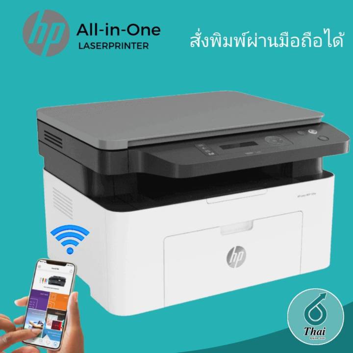 เครื่องปริ้นเตอร์มัลติฟังก์ชันเลเซอร์-สีขาว-hp-mfp-135w-ไร้สาย-มัลติฟังก์ชันเลเซอร์-print-scan-copy-ความละเอียดในการพิมพ์-1-200-x-1-200-dpi