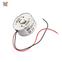 Ziqqucu มอเตอร์ขนาดเล็ก1.5V-9V DC จอ DC สำหรับแผงโซลาร์300ความลาดชัน DIY ขนาดเล็ก