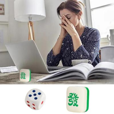 Squeezing Ball Toy Large Elastic Dice Squeezing Toys for Entertainment Dice or Mahjong Board Game Decorative Props for Boys Girls Kids Adults Indoor Outdoor clever