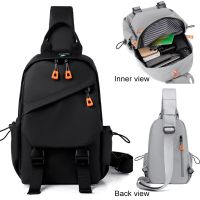 CIFbuy Sling Bags USB Charge Port Shoulder Backpack Earphone Hole 9.7inch iPad Chest Bag For Travel Work Splashproof Crossbody Bag