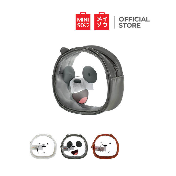 MINISO We Bare Bear Cosmetic Bag Lazada PH