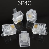 10ชิ้น Rj9 Rj11 4p4c 6p2c 6p4c 8p8c Rj45 6p6c โทรศัพท์อินเทอร์เน็ตแจ็คปลั๊กแบบโมดูลาร์เชื่อมต่อ Rj11 Rj11