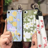 Original Wrist Strap Phone Case For iPhone 4/4s armor case New Arrival cartoon sunflower Anti-knock cute Kickstand ring