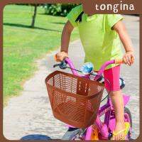 Tongina ชั้นวางสินค้าขนาดใหญ่สำหรับจักรยานตระกร้าหน้าซื้อของชำกลางแจ้งสำหรับผู้หญิงผู้ชาย