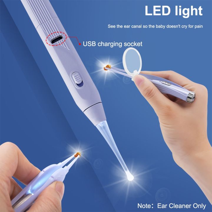 flashlight-earwax-remover-tool-soft-silicone-earpick-usb-rechargeable-ear-cleaner-ear-curette-light-spoon-cleaning-tool-for-kids