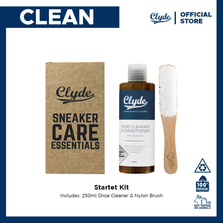 Clyde Premium Shoe Cleaner Starter Kit with Nylon Brush Lazada PH