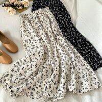 ◎ Women Summer Vintage Floral A-Line Skirts 2022 New Japan Korean Chic High Waist Student Casual Joker Skirt Lady Fashion Clothes