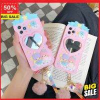 เคสโทรศัพท์ (โค๊ดลด 5%) เคสไอโฟน ซัมซุง จากไทยเคสยางกระจกหัวใจ iphone6/7/8/se 6p/7p/8p ix/xs xr xsmax i11 I11promax i12promax 12/12pro วีโว่ เซี่ยวมี่ หัวเหว่ย