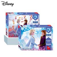 Frozen 2 Jigsaw Puzzles Game Montessori Early Educational 500 Pieces Of Paper Adult Inligence Box Toys For Childrens