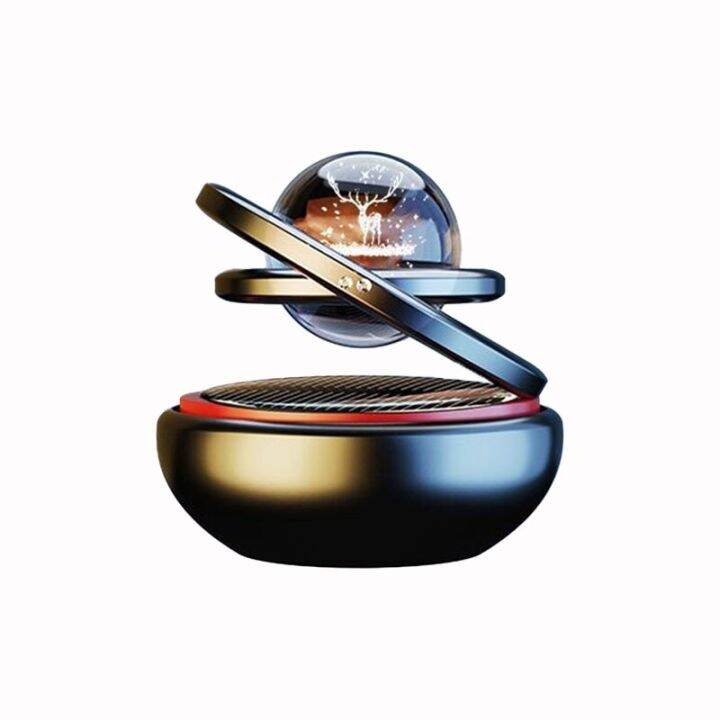 dt-hotvehicle-aromatherapy-perfume-solar-double-ring-magnetic-levitation-rotating-high-end-light-fragrance-ornament-1pc