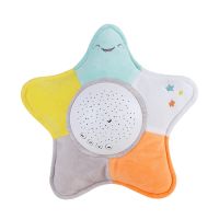 [HOT ZHLSWKCXKLKWHG 543] Kids Soft Pentagram Stuffed Plush Toys Doll Musical LED Projector Night Lamp Baby Bedtime Soothing Comfort Gifts