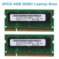 2PCS DDR2 4GB Laptop Ram 800Mhz PC2 6400 SODIMM 2RX8 200 Pins for Intel AMD Laptop Memory