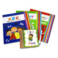 3-8อายุเด็กภาษาอังกฤษเรียนรู้ Montessori ชุดสมุดลอก Flashcard ก่อนวัยเรียนการศึกษาชุดสำหรับตัวเลขตัวอักษรหนังสือสำหรับเด็ก