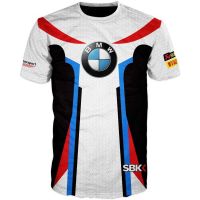 T SHIRT -  （ALL IN STOCK）  Brand New 3D Tshirt BMW Motorrad Racing Team   (FREE NICK NAME LOGO)