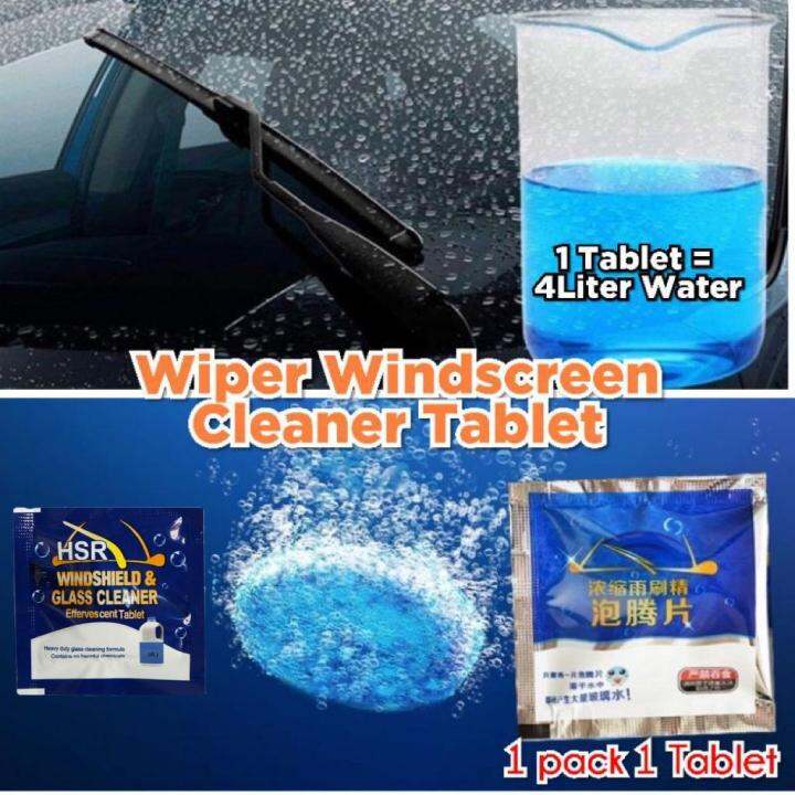 Car Windshield Glass Cleaner tablet Solid Wiper Window Cleaning for Any Glass or Window Lazada