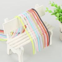 1.4M Warna Campuran Telepon Kabel Kawat Tali Pelindung Kabel Pengisian USB Bobbin Winder Data Earphone Penutup Cocok Musim Semi lengan Benang