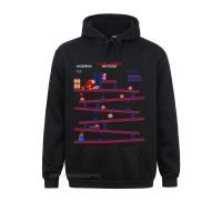 Game Harajuku Pullover Hoodie Men Arcade Game Collage Vintage Hoodies Crew Neck Camisas Retro Funny Tops Size XS-4XL