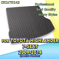 Car Trunk Mat For Toyota Highlander 7-Seat 2009 2010 2011 2012 2013 2014 Custom Car Accessories Auto Interior Decoration