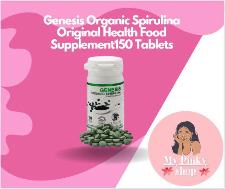 Genesis Organic Spirulina Original Health Food Supplement150 Tablets