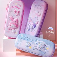 3d Sanrio EVA น่ารัก Mymelody Kuromi Cinnamoroll กล่องดินสอนักเรียน กล่องเครื่องเขียน กล่องเก็บดินสอ เด็ก ความจุขนาดใหญ่ กล่องดินสอ ของขวัญวันเด็ก