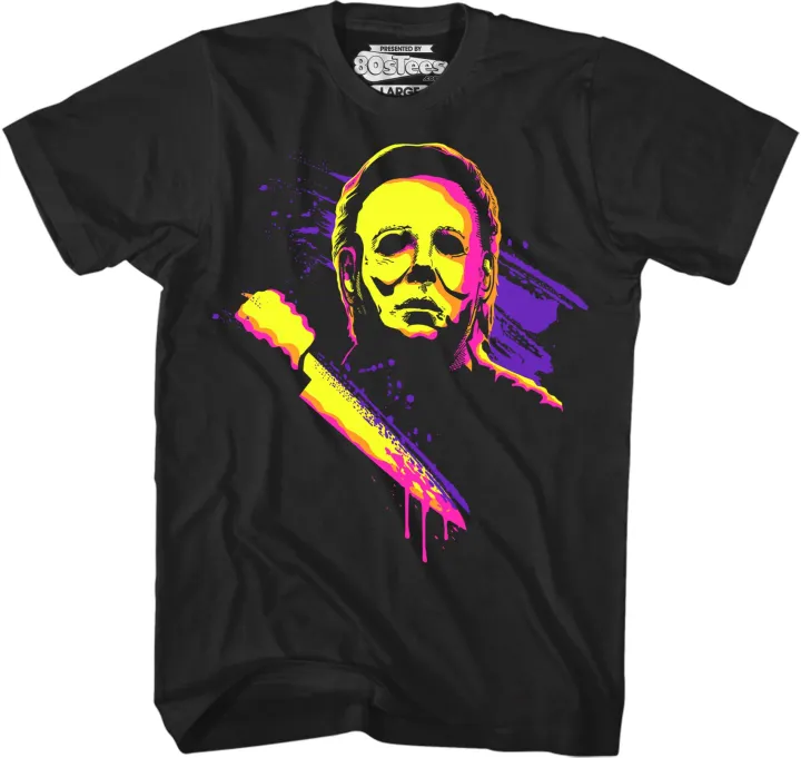 Neon Michael Myers Halloween T-Shirt | Lazada PH