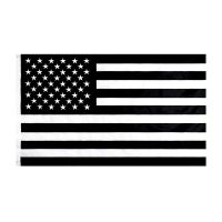90x150cm Recession USA Black and White American Flag