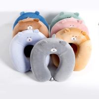 Creative Cartoon Bear Shape Adult Baby U-shaped Pillow Pillow Travel Neck Pillow Car Seat Office Airplane Sleeping Cushion