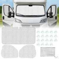 Car Internal Thermal Blinds Windshield Sunshade Cover Blind Kit Car Lifting Window Sunshade Sun Shade Fiat Ducato 2006 - 2022