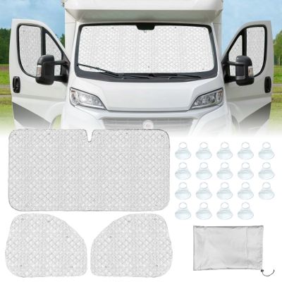 hot【DT】 Sunshades Thermal Blinds Window Sunshade 7 Layer Cover Ducato 2006-2022 Boxer/Citroen Relay