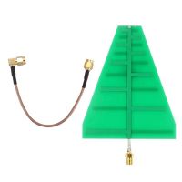 UWB Ultra Wideband Log Periodic Antenna 15W UWB Ultra Wideband Log Periodic Antenna 1.35GHz-9.5GHz 8X10cm 5-6Db 15W SMA Female Adapter