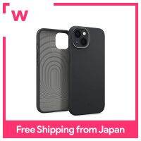 Caseology เคส iPhone 13 Mini พร้อมเคลือบซิลิโคน TPU ทนทานเนียนและเคสยืดหยุ่นนาโนป๊อป-งาดำ