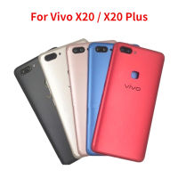 ฝาหลังโลหะสำหรับ Vivo X20 X20บวกฝาหลังปิดโทรศัพท์เคสปลอกหุ้มช่องหลังฝาหลังฝาหลังมีเลนส์กล้องเปลี่ยนชิ้นส่วน