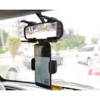 NK HOTขาตัั้งกระจก ขายึดโทรศัพท์มือถือ กับกระจกมองหลัง Universal Car Rear View Mirror Mount สีดำ อะไหล่ยนต์ อุปกรณ์รถยนต์